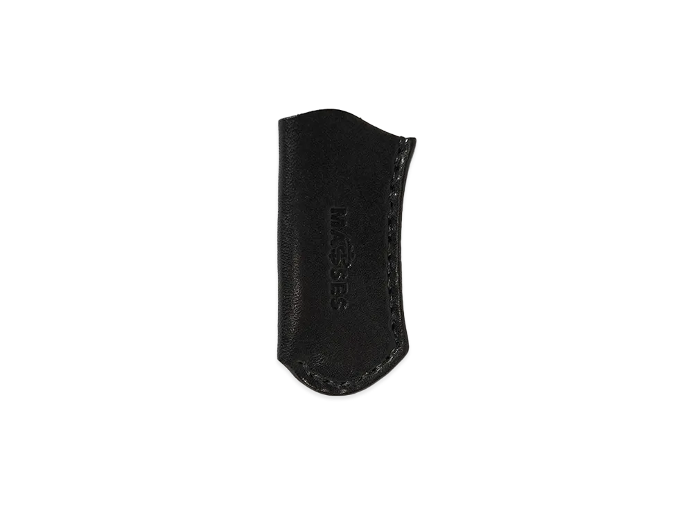 MASSES LEATHER LIGHTER CASE "BLACK"
