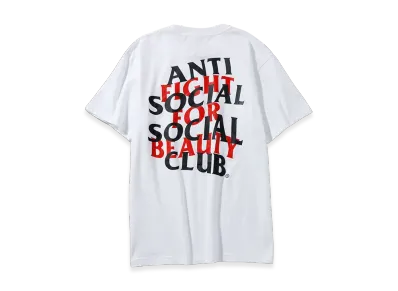 ANTI SOCIAL SOCIAL CLUB x Ren Hiramoto Fight For Beauty S/S Tee "White"