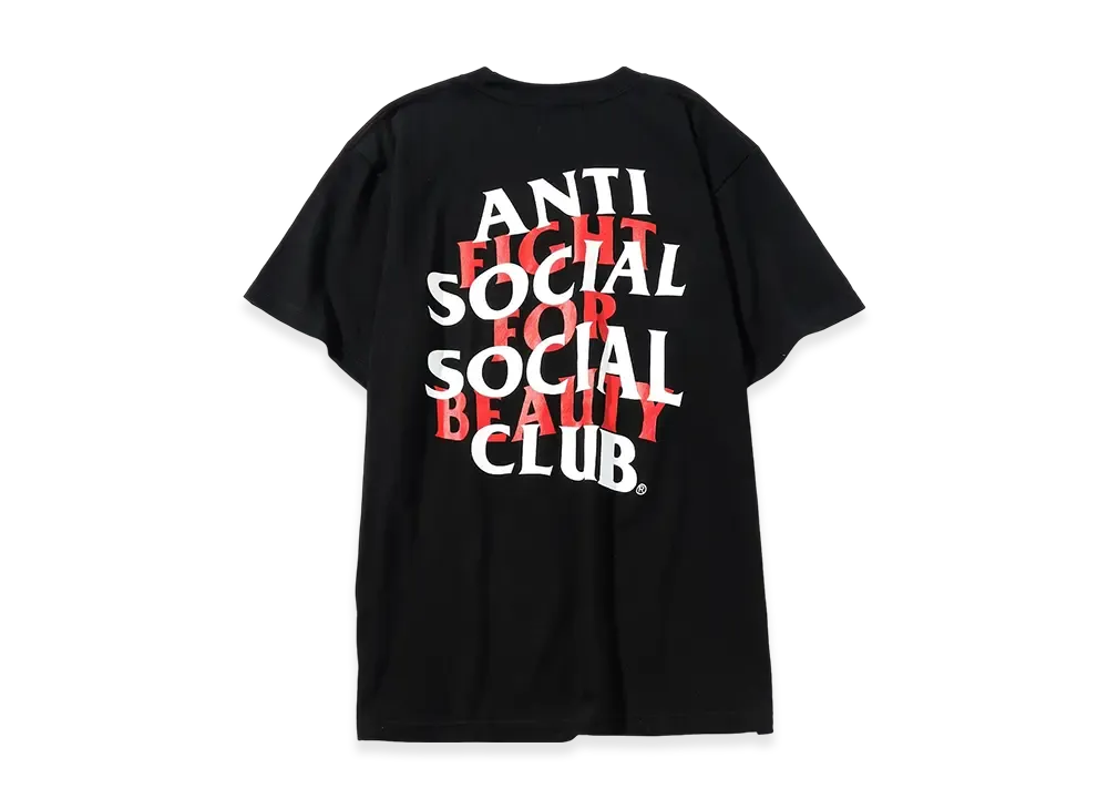 ANTI SOCIAL SOCIAL CLUB x Ren Hiramoto Fight For Beauty S/S Tee "Black"