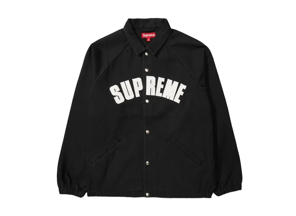 Supreme Arc Denim Coaches Jacket "Black"