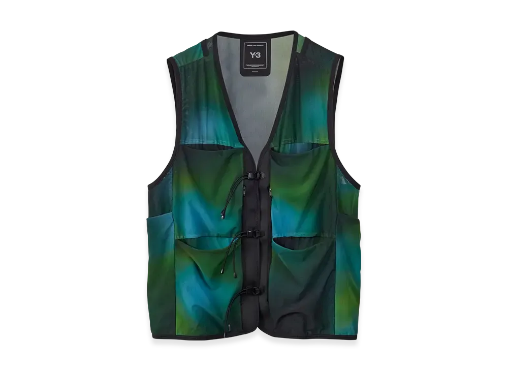 Y-3 Allover Print Mesh Vest "Multi"