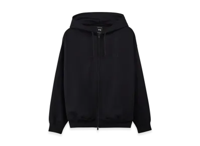 Y-3 Brushed Terry Zip Hoodie "Black"