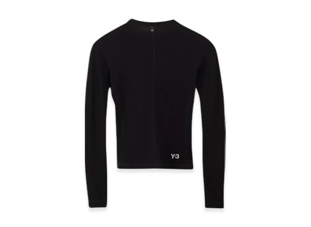 Y-3 Fitted Long Sleeve Tee "Black"