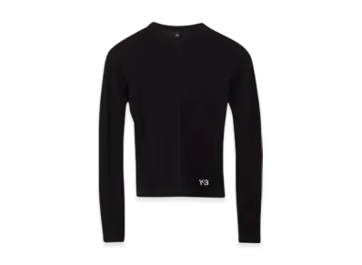Y-3 Fitted Long Sleeve Tee "Black"