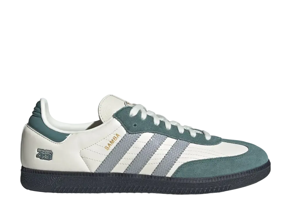 アディダスオリジナルス サンバ "オフホワイト/ハローシルバー/ゴールドメタリック"