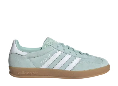 adidas Women's Gazelle Indoor "Ash Green/Cloud White/Gum"