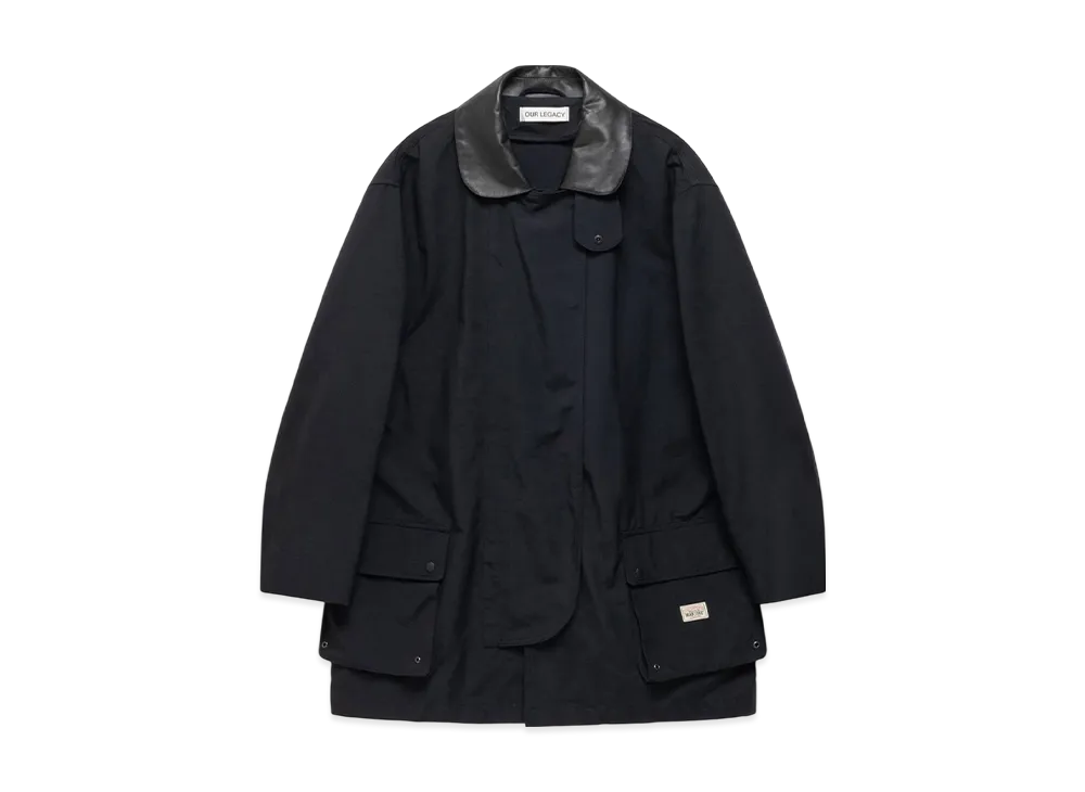 Stussy x Our Legacy Work Shop Fireman Jacket "Black Nylon Cordura"