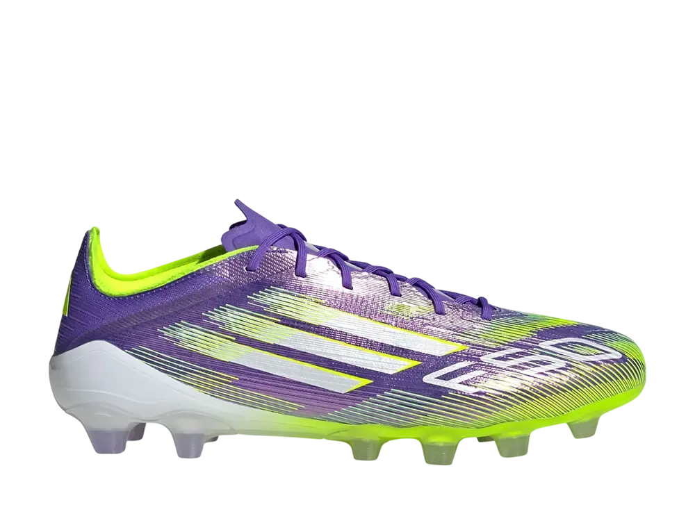 adidas F50 Elite HG "Purple Rush/Cloud White/Lucid Lemon"