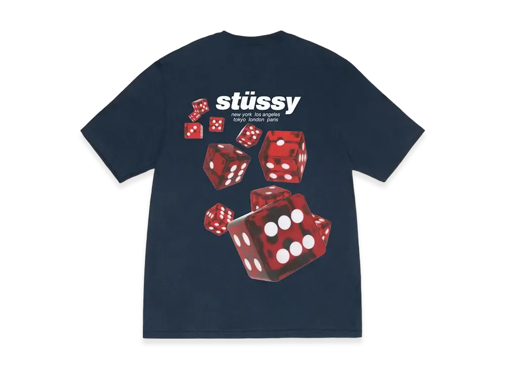 Stussy Rollers Tee "Navy"