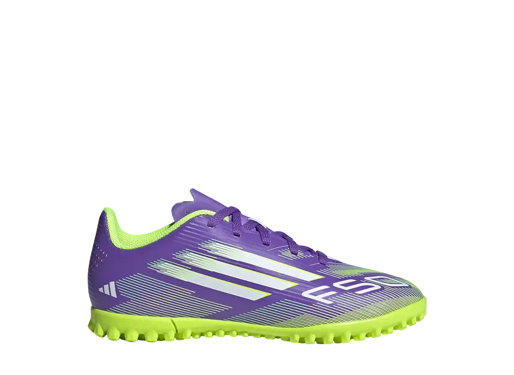 adidas PS F50 Club TF "Purple Rush/Cloud White/Lucid Lemon"