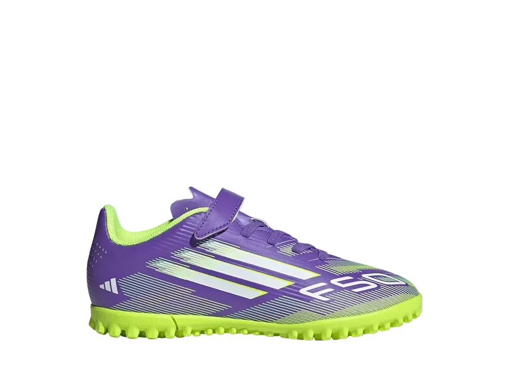 adidas PS F50 Club TF H&L "Purple Rush/Cloud White/Lucid Lemon"