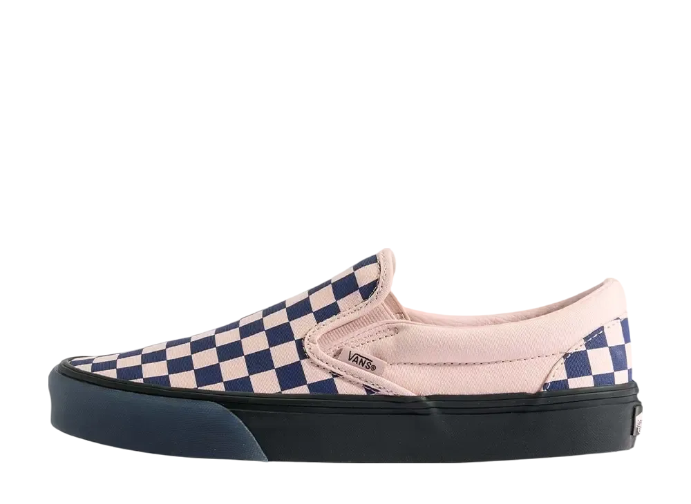 バンズ クラシック スリッポン "チェッカーボードネイビー/ピンク"