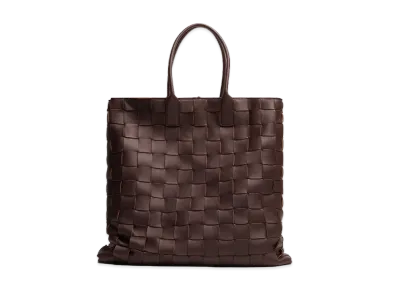 Bottega Veneta Maxi Intreccio Tote "Oxblood"
