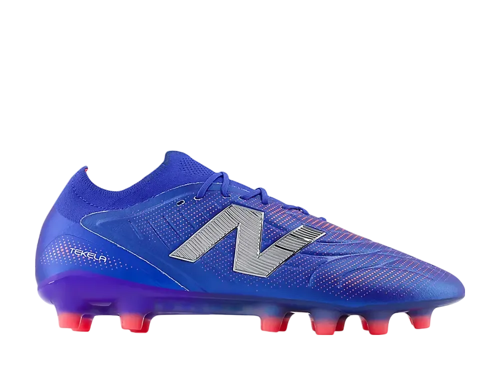 New Balance Tekela Elite Low Laced HG V5 "Blue Gemstone/Energy Red/Silver"