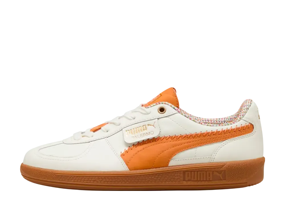 Squid Game × Puma Palermo "Warm White/Pumpkin Pie/Warm White"