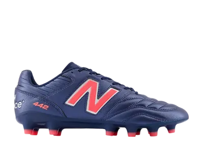 New Balance 442 Pro HG V2 Microfiber "NB Navy/Silver/Energy Red"