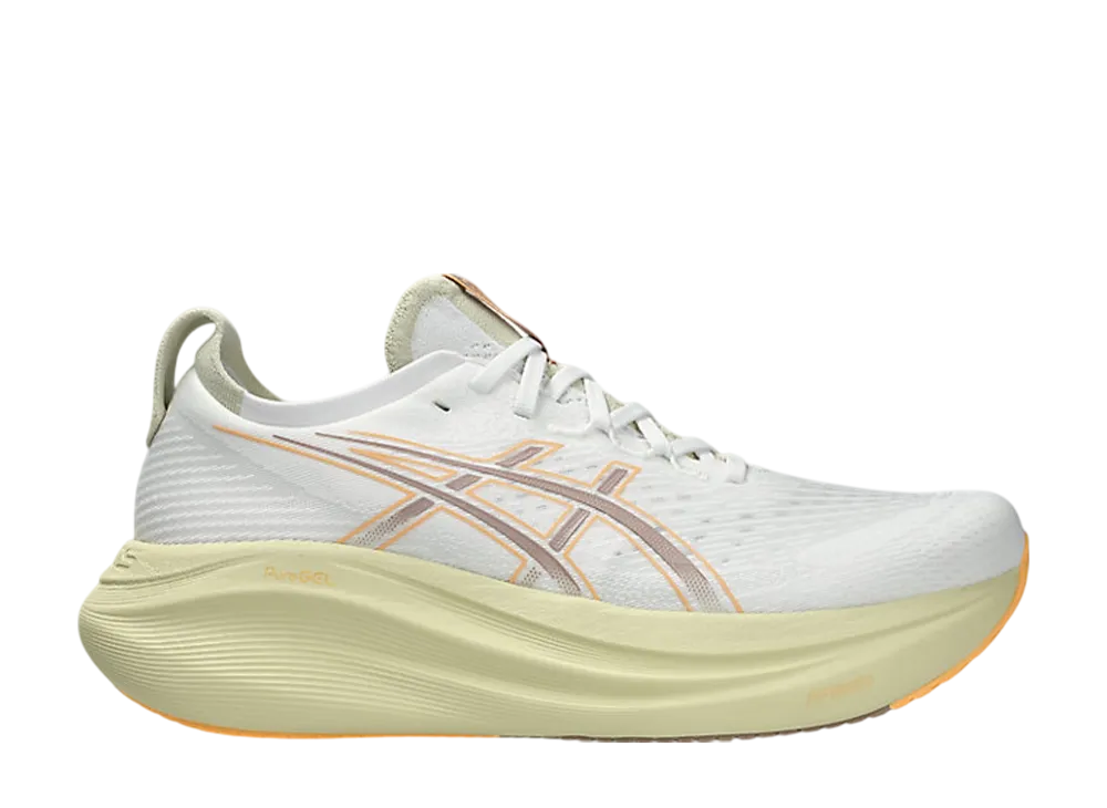 アシックス ゲルニンバス27 エクストラワイド "ホワイト/フォーン"