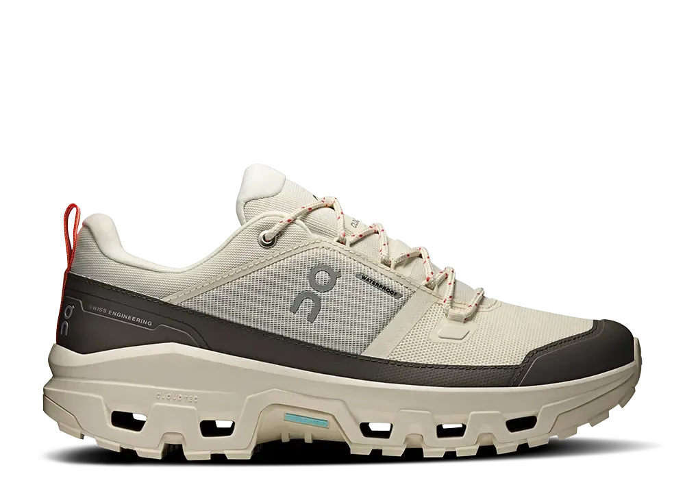 On Cloudrock Low Waterproof "Ivory"