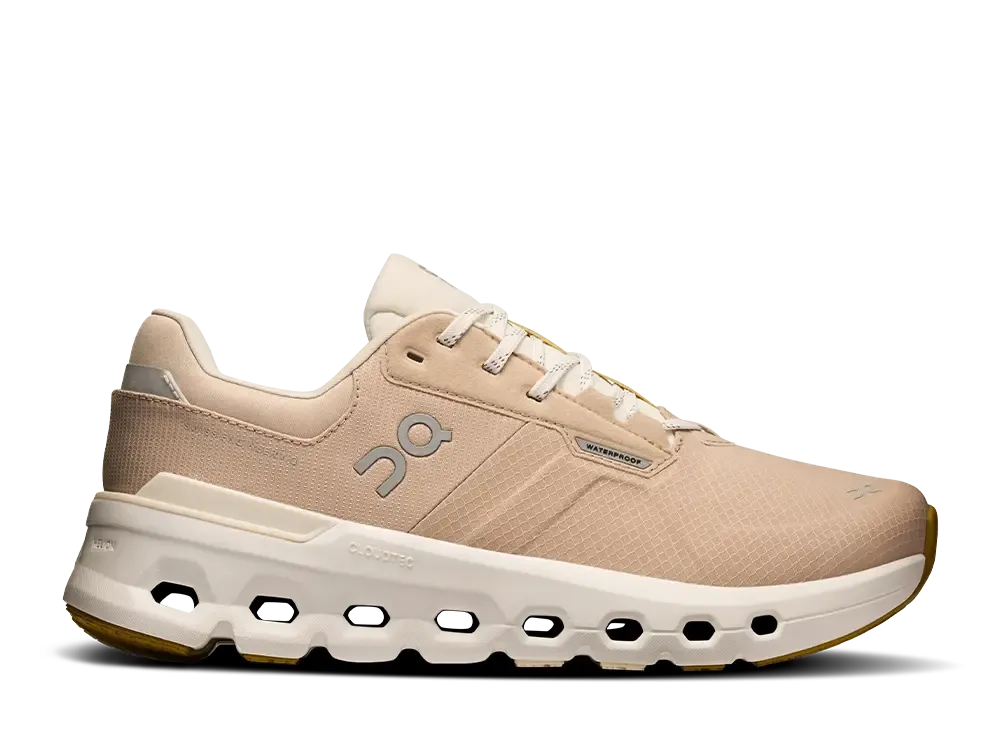 On Women's Cloudrunner 2 Waterproof "Sand/Dew"