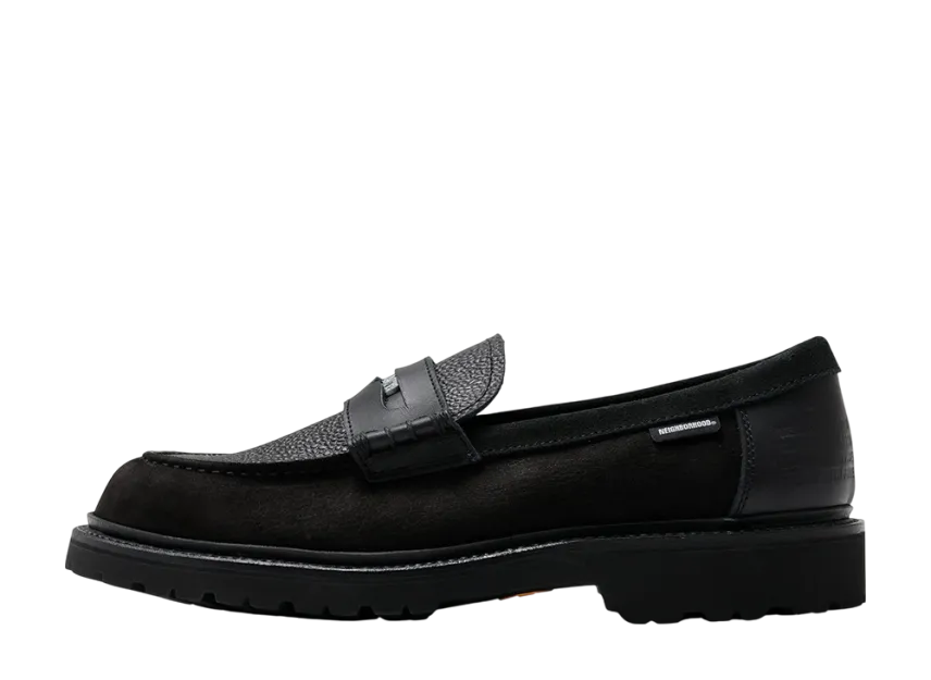 ネイバーフッド × リーガルシューアンドカンパニー ローファー ゴアテックス "ブラック"