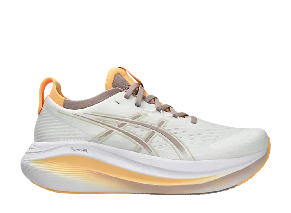アシックス ウィメンズ ゲルニンバス27 "ホワイト/フォーン"