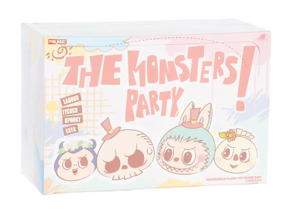 ポップマート THE MONSTERS (ラブブ) Party シリーズ リバーシブルぬいぐるみ [アソートボックス]