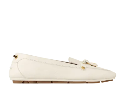 Louis Vuitton Women's Flore Car Shoe "Ecru"