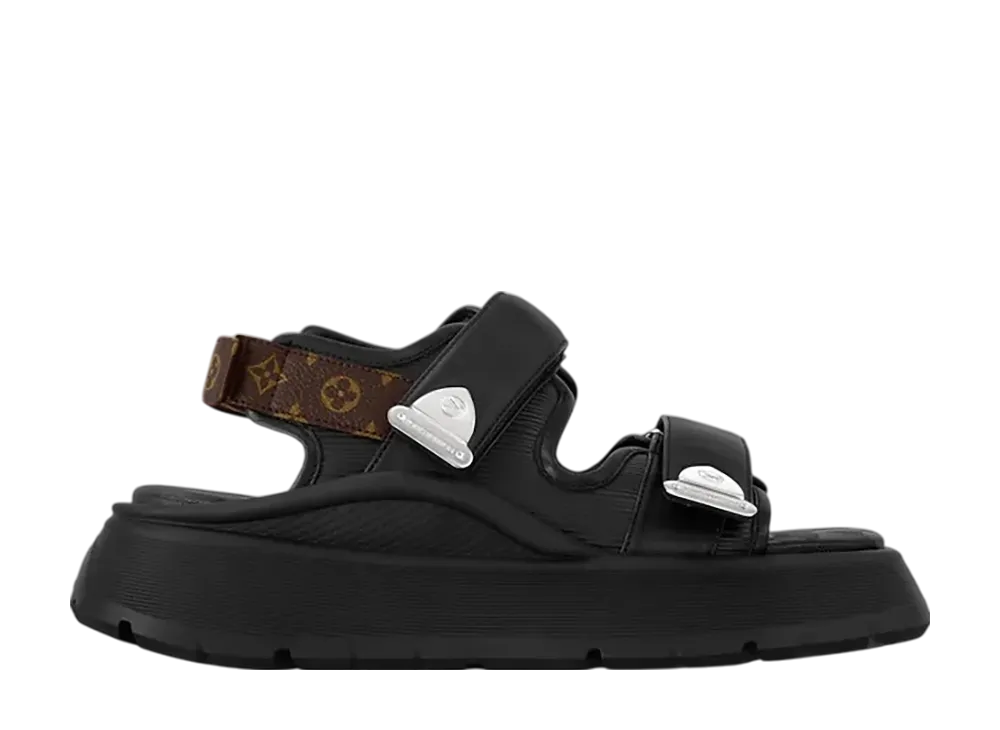 ルイヴィトン ウィメンズ カメレオン サンダル "ブラック"