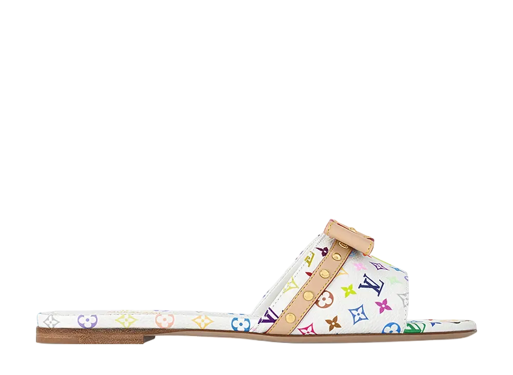 村上隆 × ルイヴィトン ウィメンズ LV 6AM ミュール "マルチカラー"