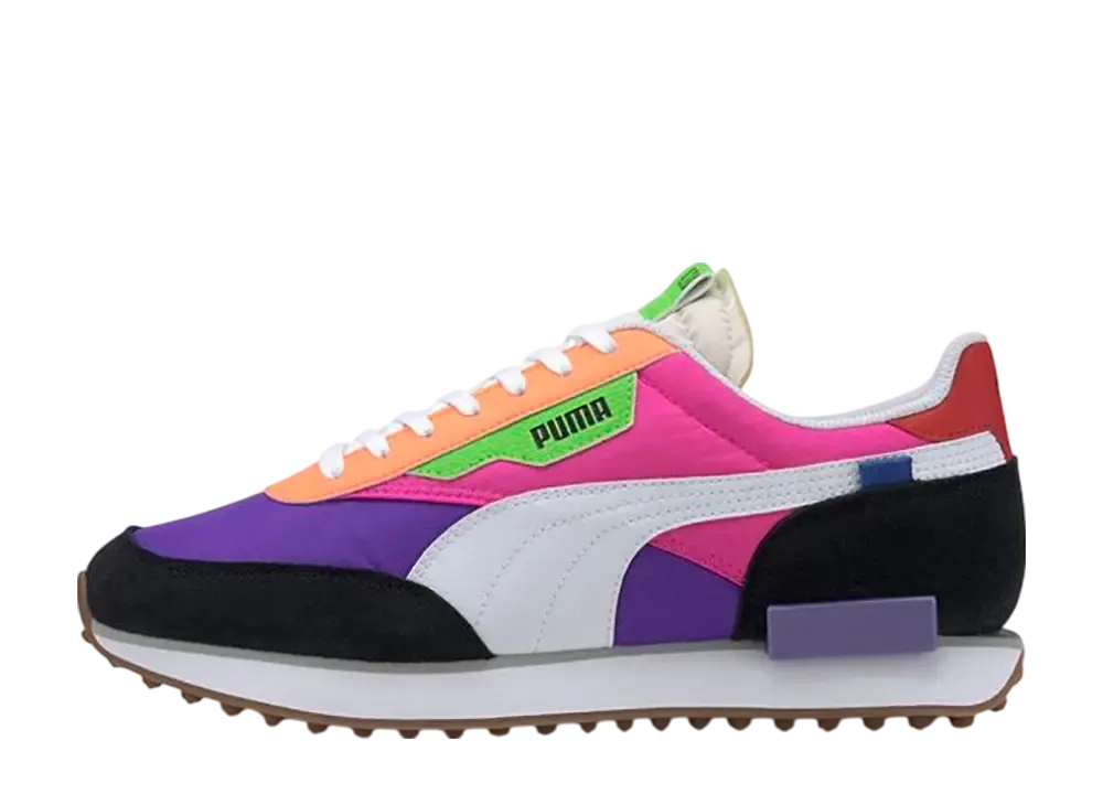 プーマ フューチャーライダー プレイ オン "ルミナスパープル/フルオピンク"