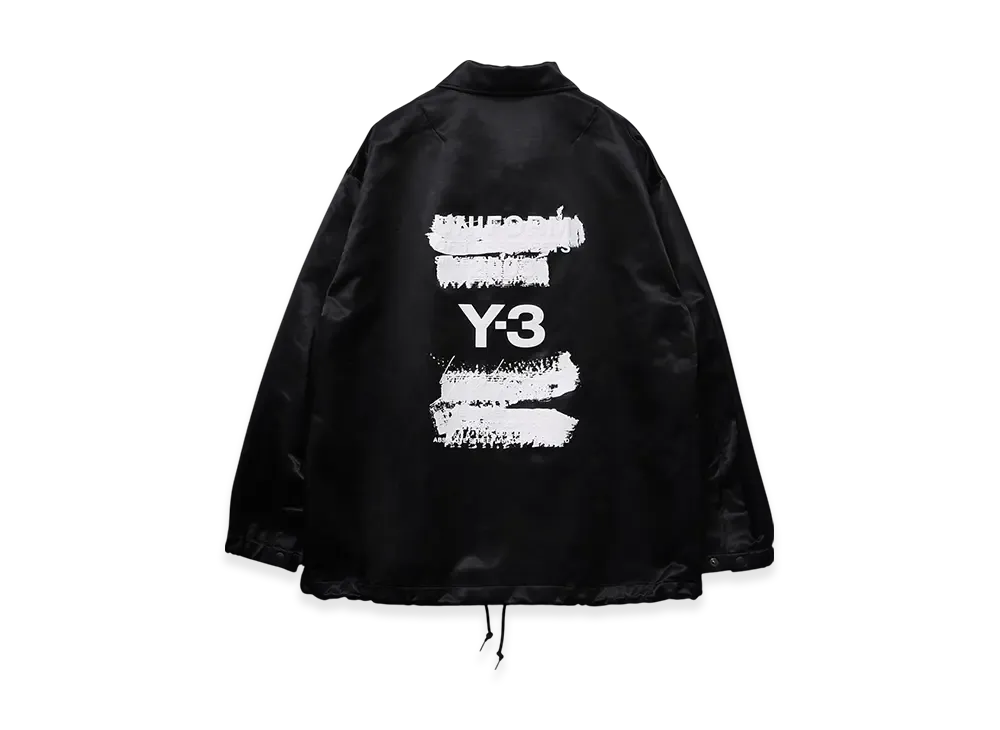 Y-3 Graphic Coach Jacket "Black"
