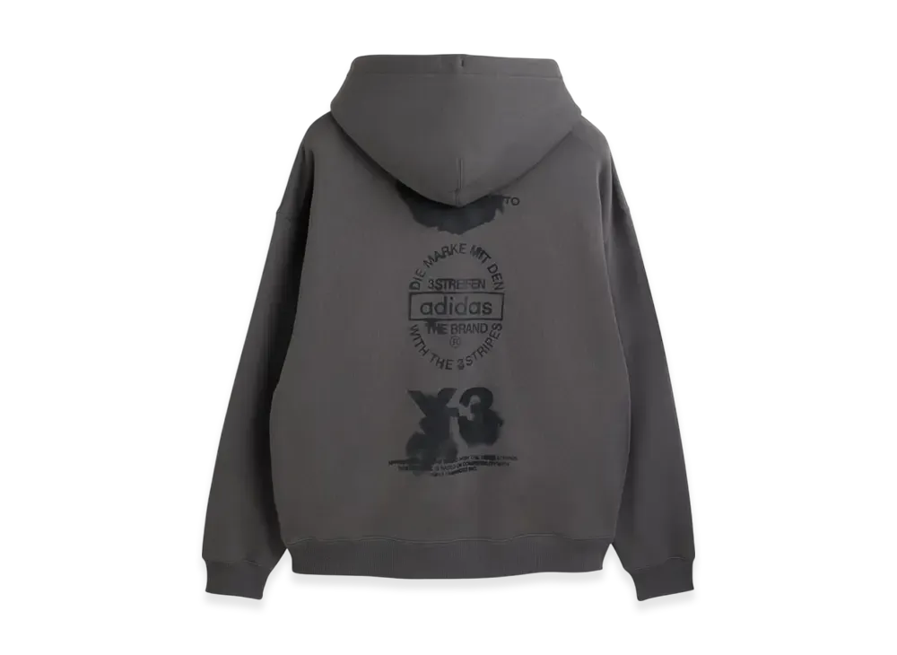 Y-3 Graphic Hoodie "Granite"