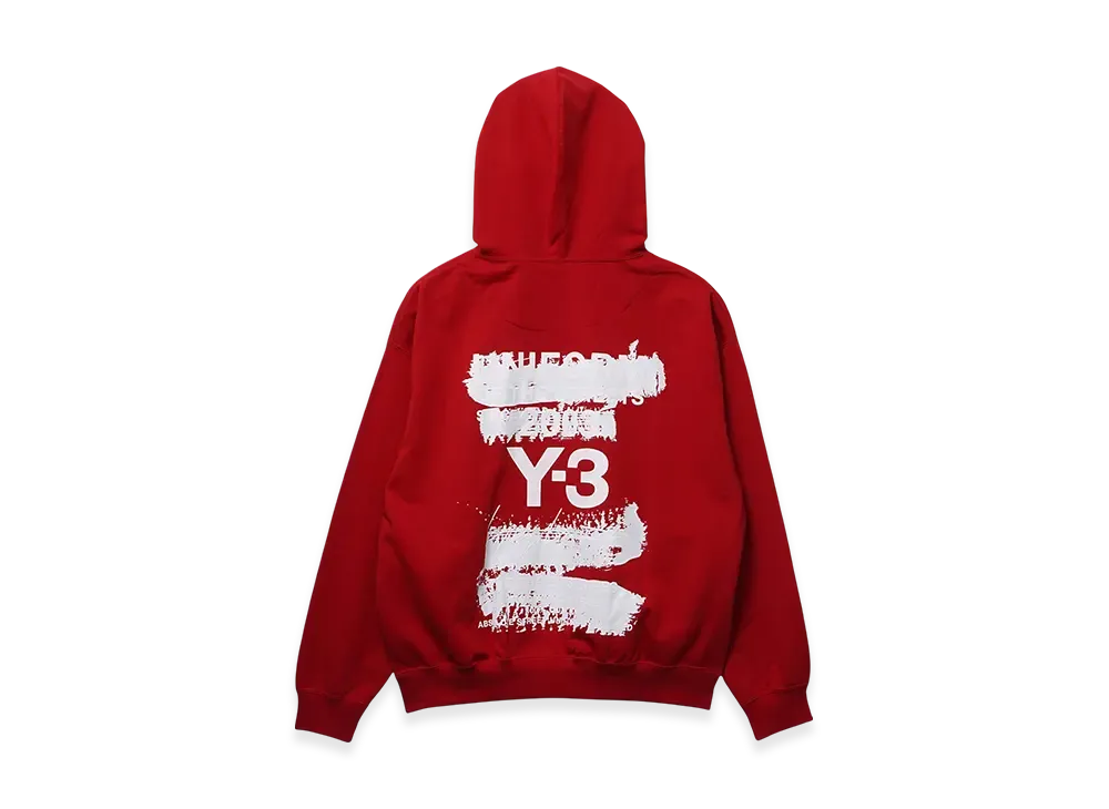 Y-3 Graphic Hoodie "Power Red"