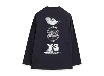 Y-3 Graphic Long Sleeve Tee "Black"