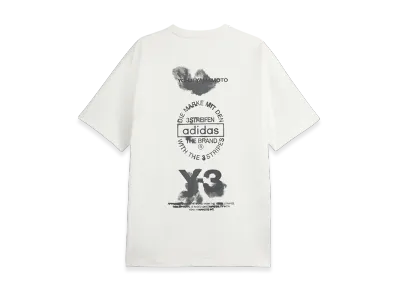 Y-3 Graphic Short Sleeve Tee "Core White"