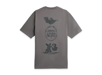 Y-3 Graphic Short Sleeve Tee "Granite"