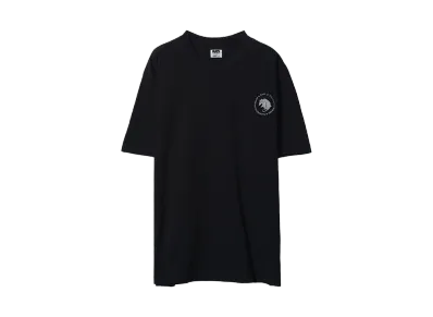 RATS CIRCLE POCKET TEE BACK PRINT "BLACK"
