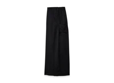Y-3 Rayon Twill Wide Pants "Black"