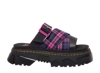 Dr.Martens Women's Mattison Slide Sandal "Black/Pink Multi"