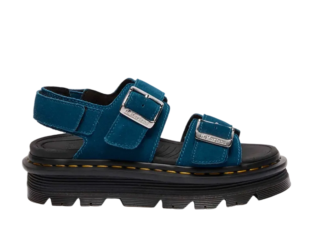 ドクターマーチン ウィメンズ ゼブザグ サンダル "ネプチューンブルー"