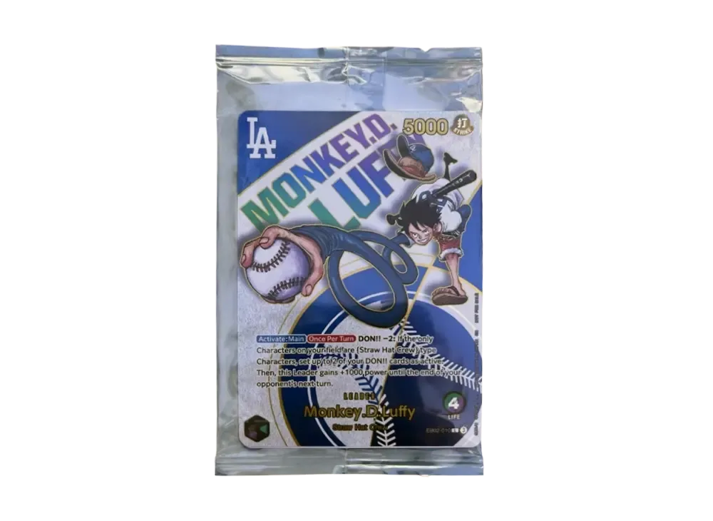 未開封】ワンピースカードモンキー・D・ルフィドジャースコラボ 未開封】ワンピースカードモンキー・D・ルフィドジャースコラボ