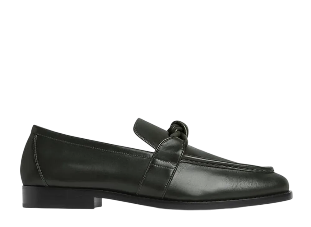 Bottega Veneta ダークグリーン ローファー Bottega Veneta Astaire Loafer 