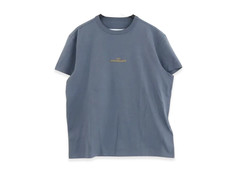 メゾンマルジェラ ディスターテッドロゴ Tシャツ "チャコール" S30GC0701S22816