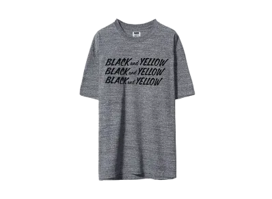 RATS BLACK and YELLOW TEE "HEATHER GRAY"