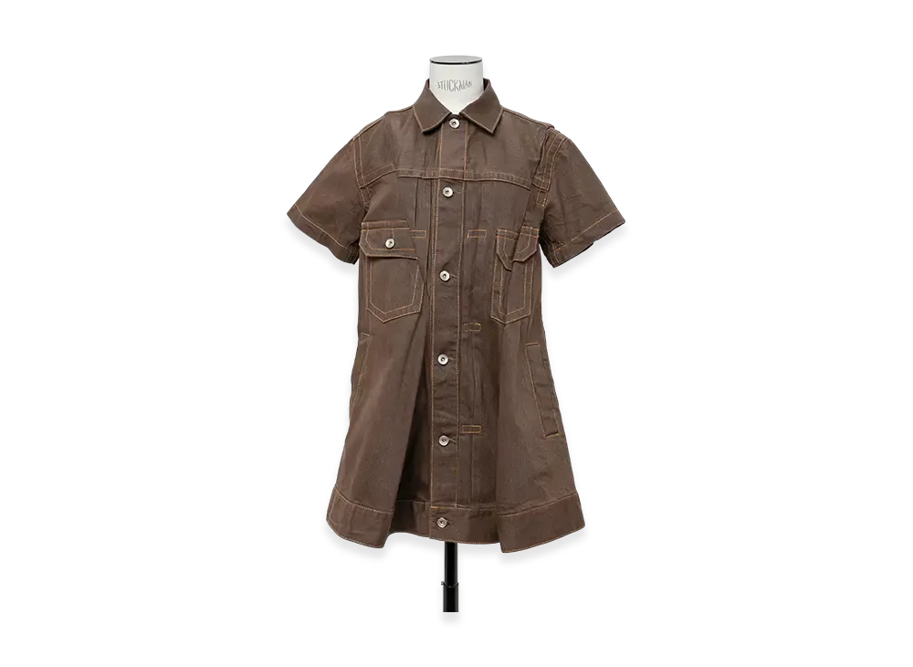 sacai Denim Dress "Brown"