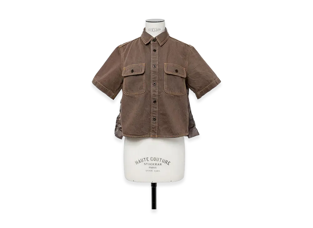 sacai Denim Shirt "Brown"