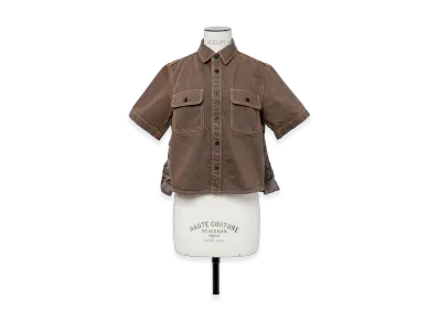 sacai Denim Shirt "Brown"