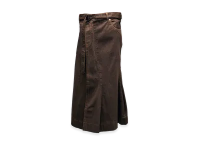 sacai Denim Skirt "Brown"