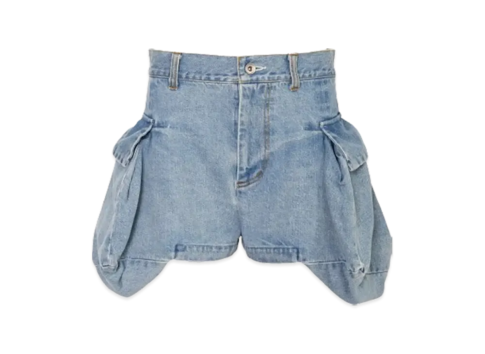 sacai Denim Shorts "Light Blue"