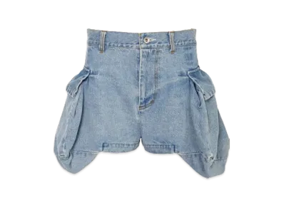 sacai Denim Shorts "Light Blue"